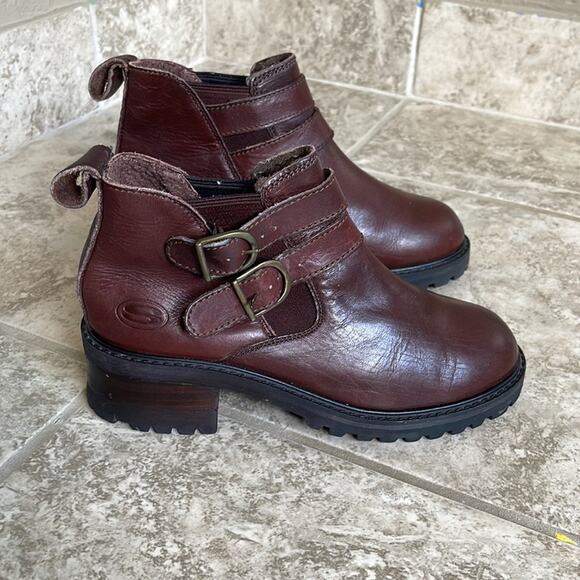 Vintage 90s Y2K Chunky Sole Leather Sketchers 7 - Picture 11 of 11